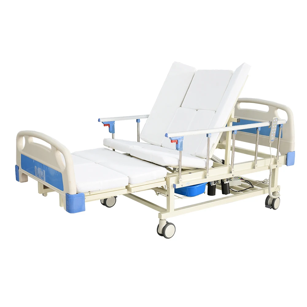 Electric Full Flippable Modern Hospital Medical Bed for Hotel Use Infusion Support-Adjustable Anti-Skid Nursing Equipment 5