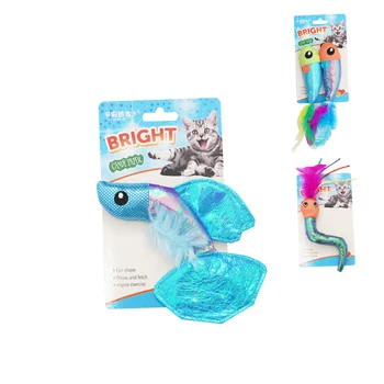 Manufacturer wholesale shrimp crab plush cat product cat scratching  toys