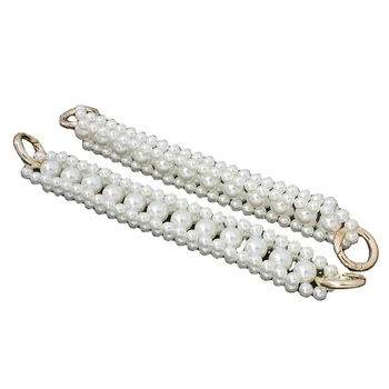 Nolvo World 25cm pearl purse chain strap handle shoulder cross body handbag bag replacement chain