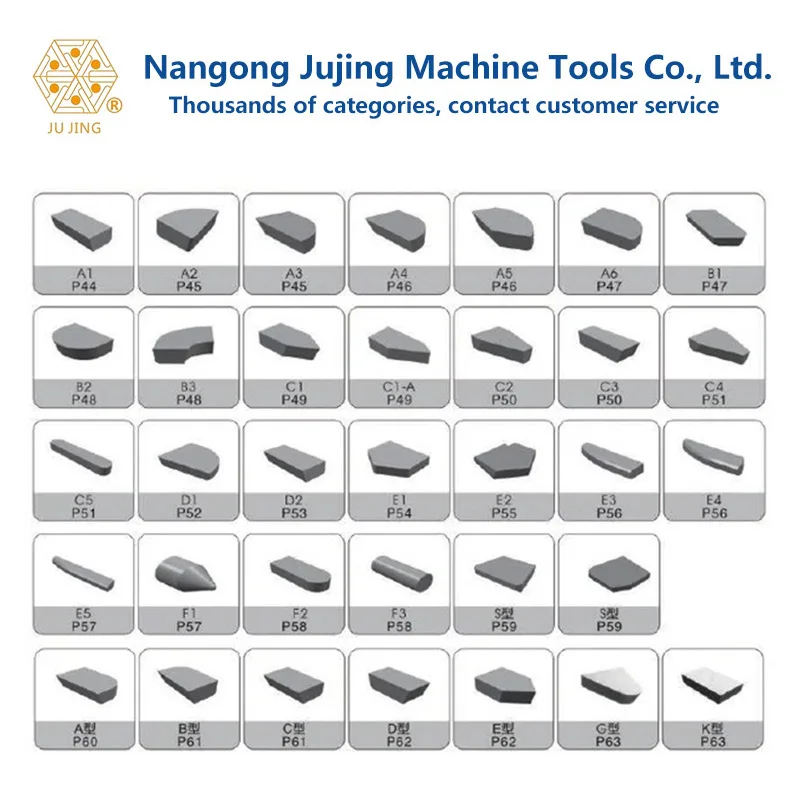 Factory Direct Cemented Carbide Indexable Inserts Tungsten Brazed Tips A20 A25 Tungsten Brazed Tips