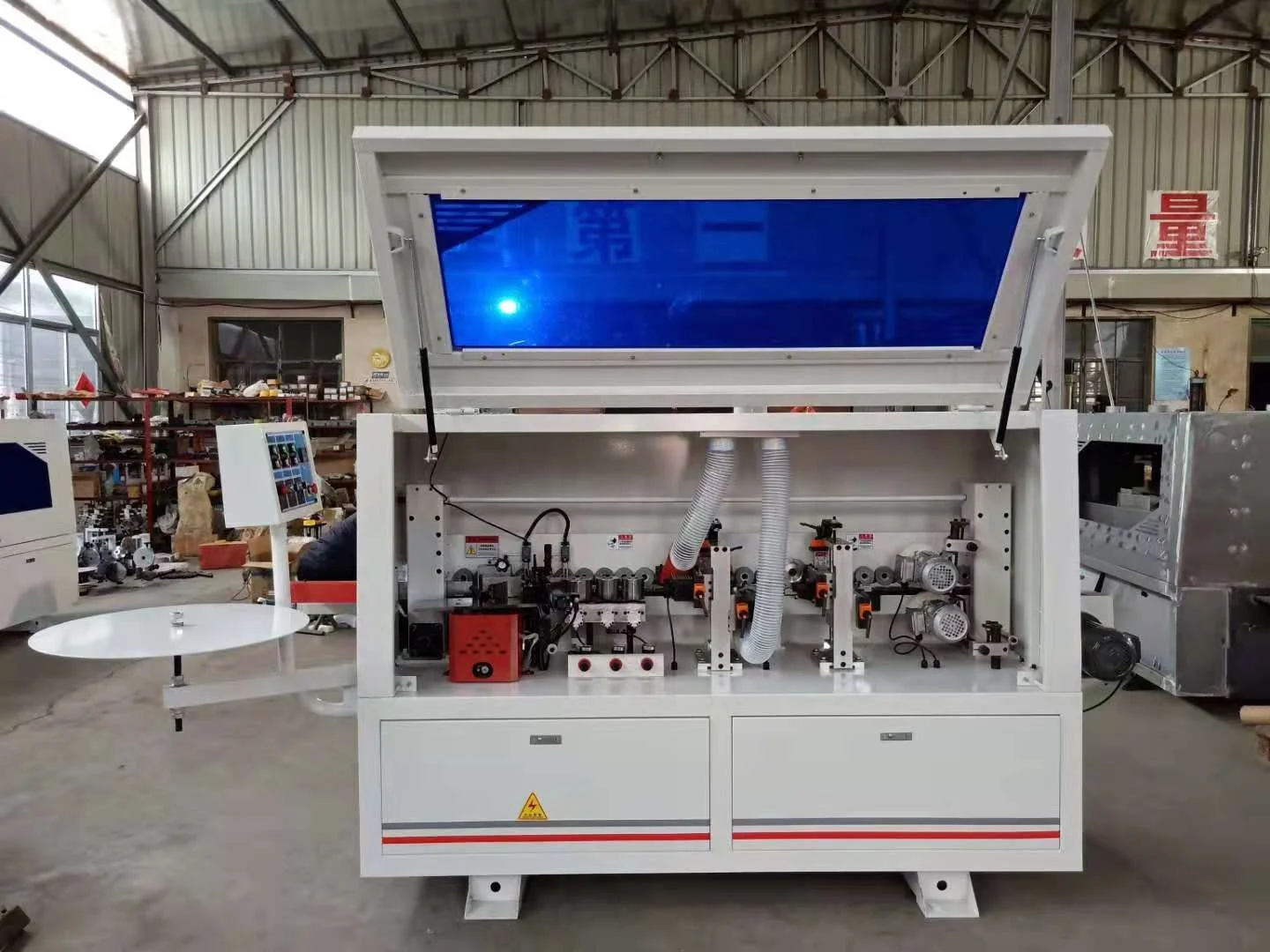 China Automatic Edge Banding Machine With PLC Touch Screen Delta Cheaper Price for Agent Dealer Woodworking Edge Bander