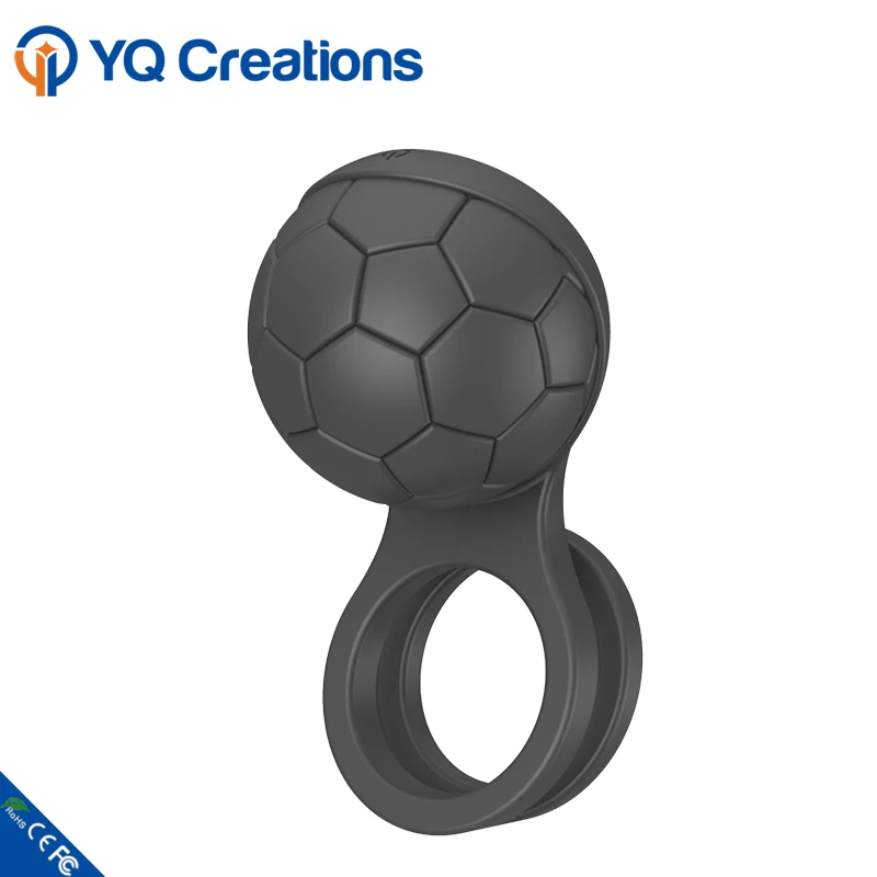 lubricante vaginal caliente The Macho Double Ring Vibrating Ball and Cock Ring main image 0