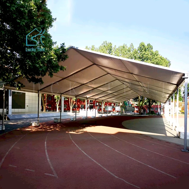 Industrial Factory Outdoor Sunshade Loading Bay Canopy Tent Carport Warehouse Aluminum PVC Tent for Storage