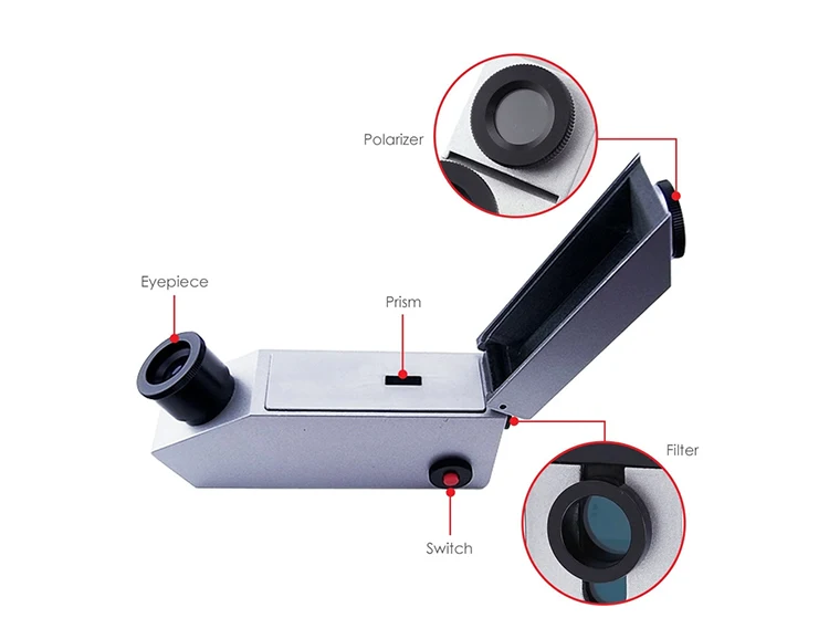 Gemological Refractometer - Accurate RI Measurement