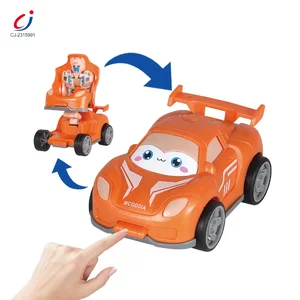 Inertial Collision Stunt 360 Rotating Cool Model Friction Deformation Robot Cars Toys Cartoon Inertial Car Toys with Deformation