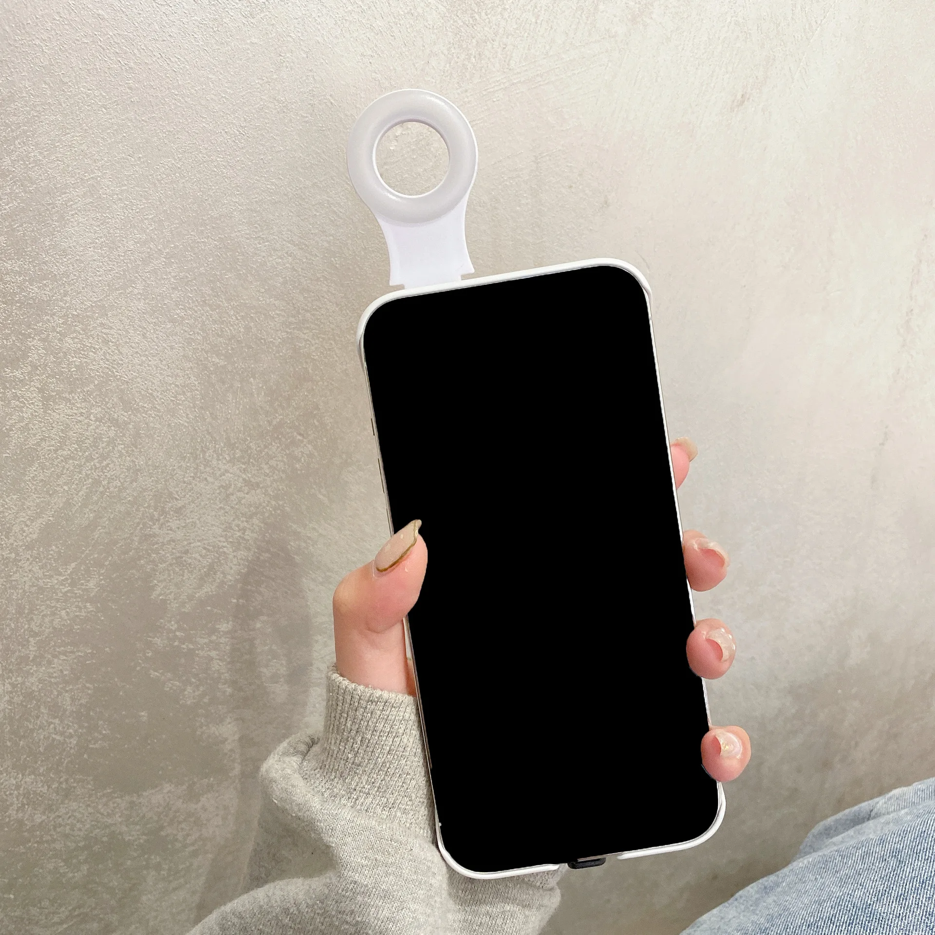 Phone Led Selfie Ring Fill Light Cover Ring Light Phone Case for iPhone 12 Huawei Mate 40 Pro Galaxy S21 Ultra Phone Led Selfie Ring Fill Light Cover Ring Light Phone Case for iPhone 12 Huawei Mate 40 Pro Galaxy S21 Ultra