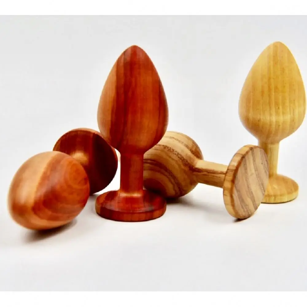 wood anal plug Large butt plug, anal plug, anal dildo - Free 3D Print Model main image 0