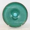 Mesh Green Silver Edge