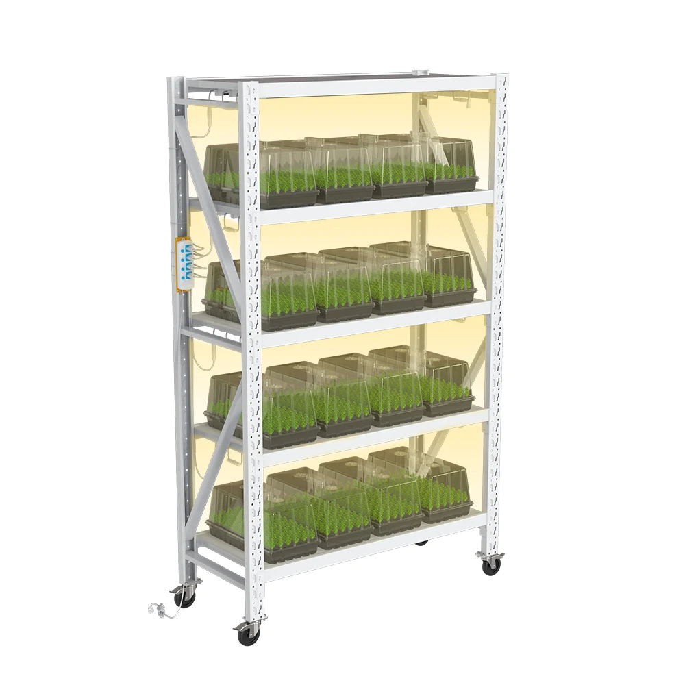 2023  5 Layer Growing Shelves Vertical Grow Rack Rack Seedling Growth Bench with Lighting System