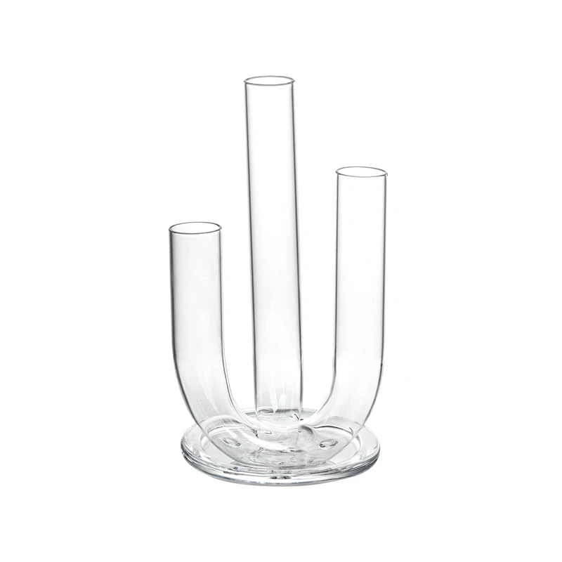 Customized Colors New Glass Test Tube Vase Art Deco Design Style for Tabletop Use