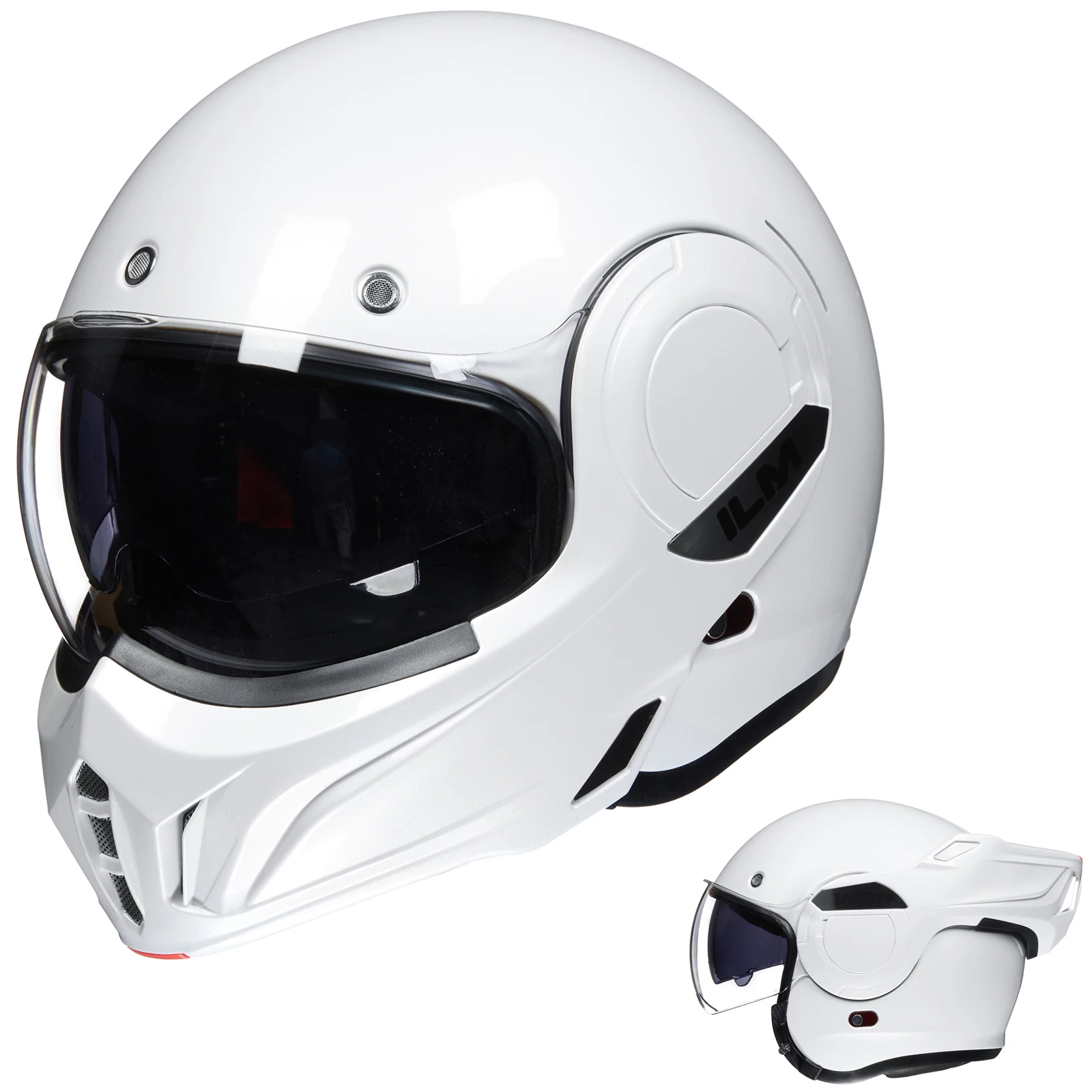 プロ仕様の信頼できる品質 ILM-B707 ヴィンテージバイクヘルメット 