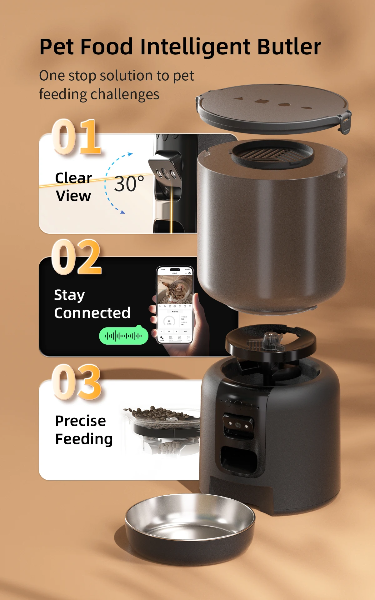 ISO 9001 BSC Sedex certified Costco Action Chewy approved Petwant feeder