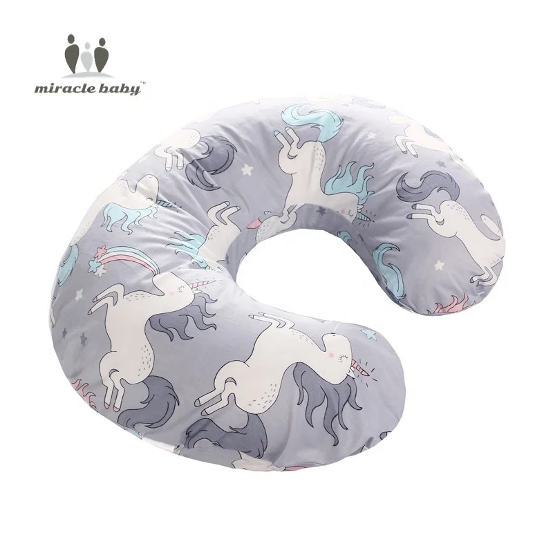 Miracle Baby Nursing Pillow Variety Pattern Slipcover Best for Breastfeeding Moms Soft Fabric Fits Snug on Infant Nursing Pillow