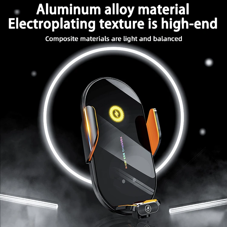New Car Phone Holder Wireless Charging Cell Phone Holder Magnetic Charging Car Phone Holder_voghion.com