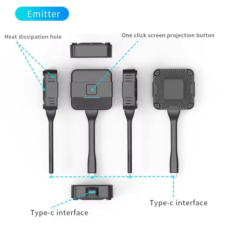 Portable Screen Sharing 4K BYOM Presentation System Android Video Bar ...