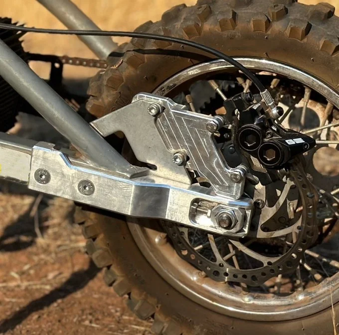 6061 Aluminum Billet Turning Milling Swingarm Extensions For Razor