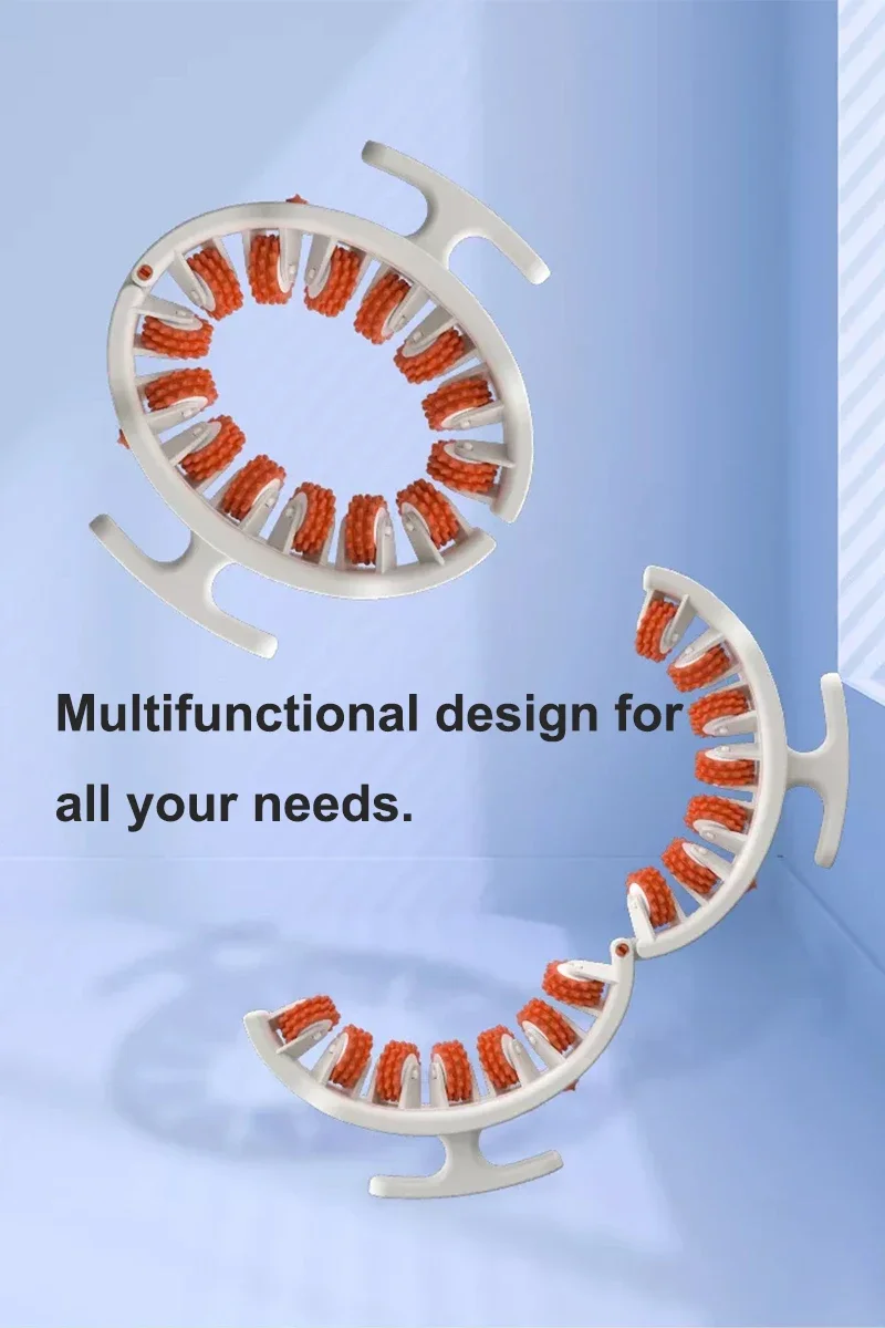 l0103 multifunctional ring shaped leg clamp slimming massager fitness leg shaping clip muscle relaxation roller device-3