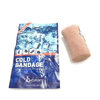 {{free Samples}}cold Bandage Medical Cold Compress Cycling Wear Bandage Health Care CE ISO Beige&blue or Custom Material 2 Years