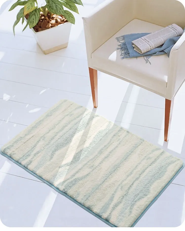  Luxury Bath Rug Soft Velvet Plush Anti-Slip Super Water Absorbent Floor Mat Custom Shape for Home Hotel Use Washable Bedroom manufacture