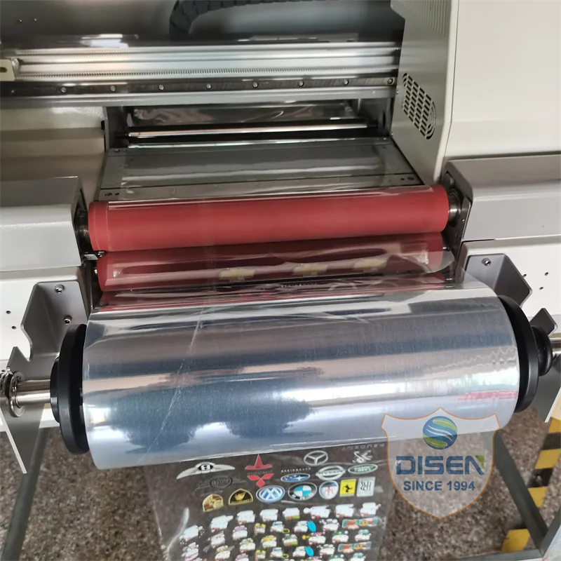Roll to Roll Uv Dtf Printer Hosonsoft 30cm A3 Pet a B Film Making Logo Printing Machine Transfer Stickers With Lamination