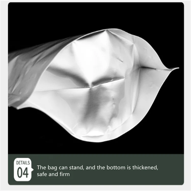 Aluminum Foil Compostable Doypack Stand Up Zipper Pouch Plastic Snack