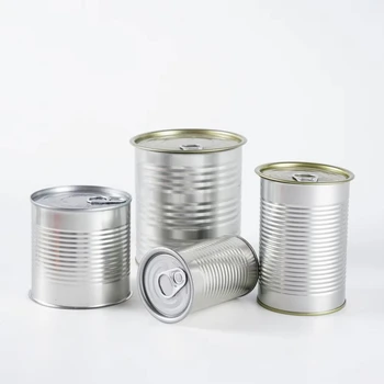 400g Tin Cans Empty Food Cans Manufacturer Custom Size for Fish Meat Fruits Vegetables