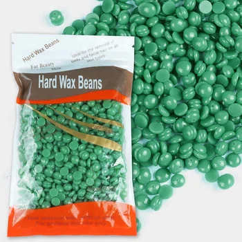 Private Label Custom wholesale wax beads 1kg hair removal Hard wax beans 100g facial body underarm hair removal