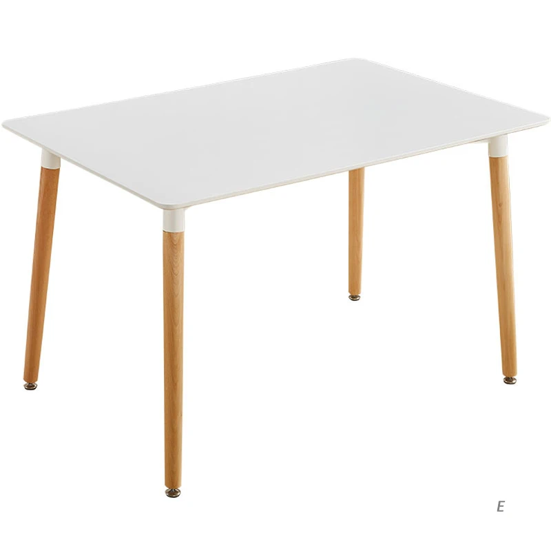 Wholesale Modern MDF Top Wooden Legs Tables Dining Kitchen Garden Wood Restaurant Tables