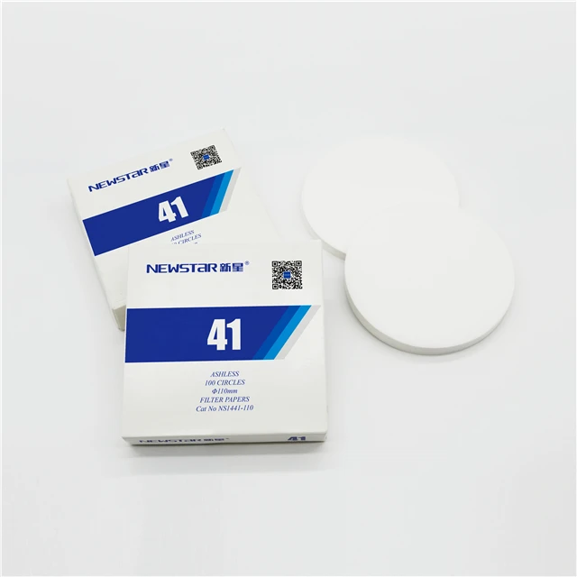 NEWSTAR  High Quality Quantitative Filter Paper 125mm Equivalent to Whatman Grade 41
