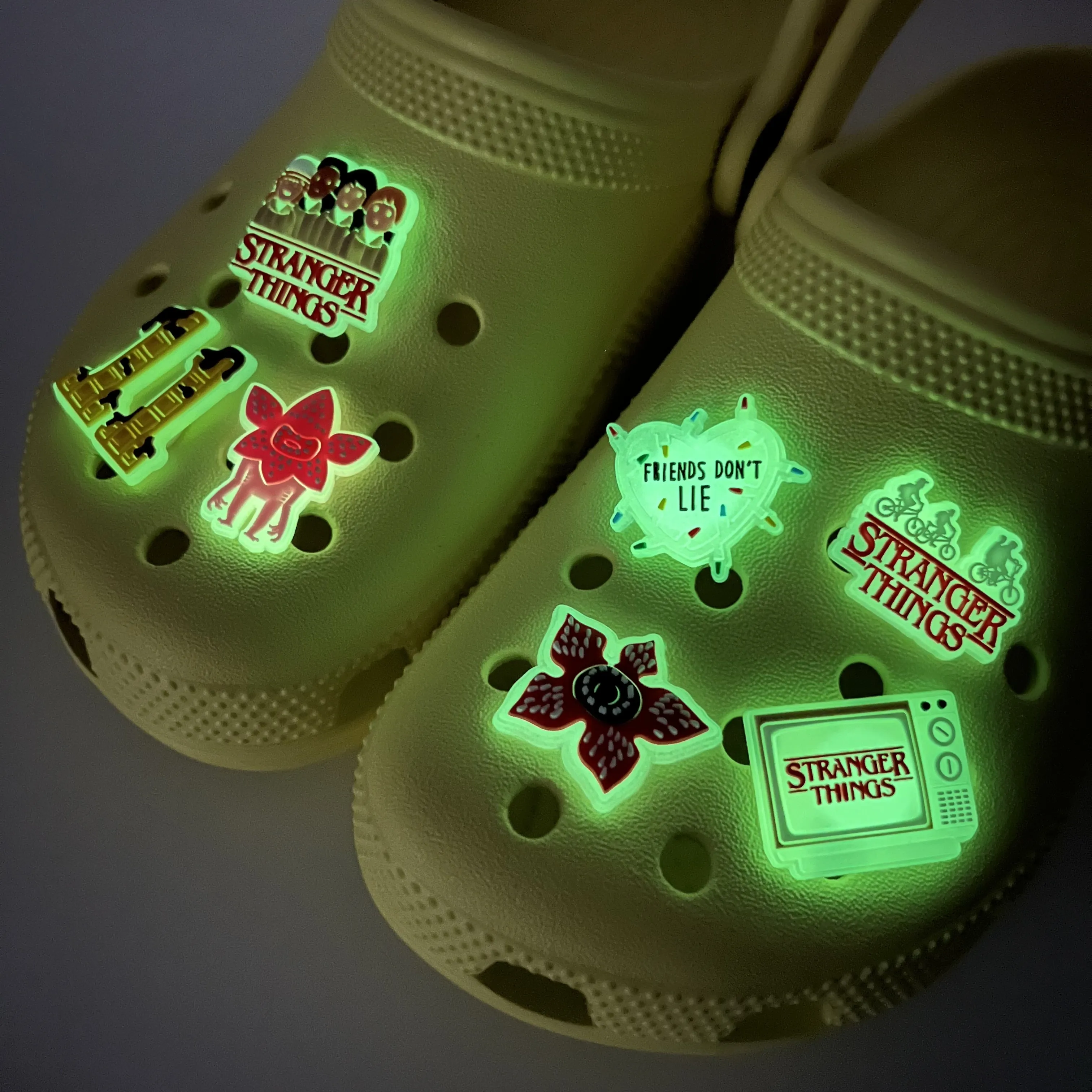 Glow In The Dark Croc Ninja Anime Character Fluorescent 2d Soft Pvc