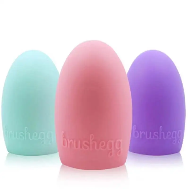 Silicone egg scrubbing artifact cleaning and cleaning makeup artifact scrubbing artifact tool silicone egg brush