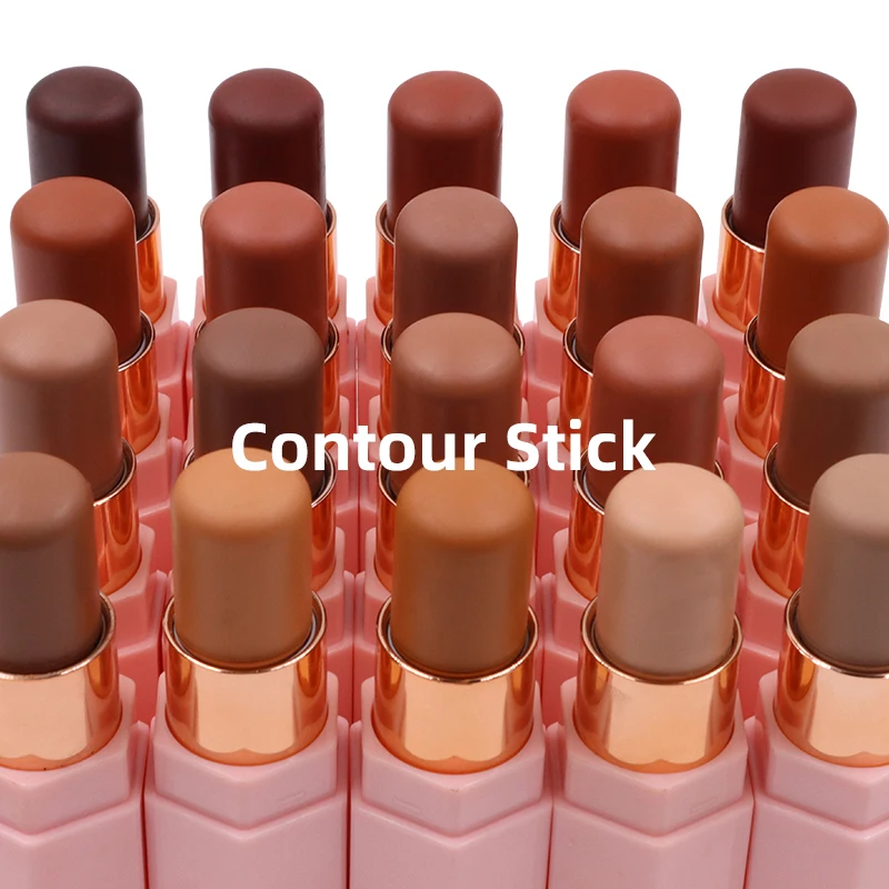 No Brand Cosmetics Smoothing Cream Concealer Stick Professional Nose Face Makeup Foundation Bronzer Contour Stick manufacture