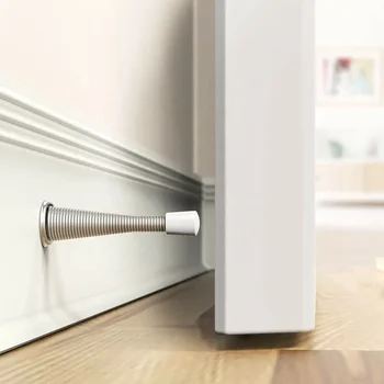 Reliable and Child-Safe Door Protection Spring Door Stopper for home