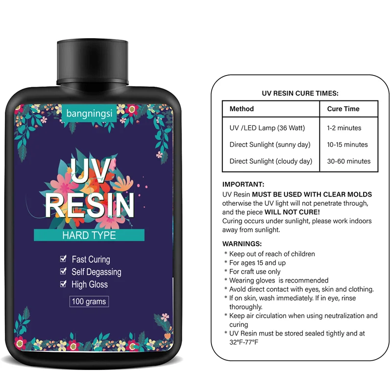 Factory Sale UV Resin DIY for Jewelry with MSDS - China UV Resin 100ml,  Epoxy Resin MSDS