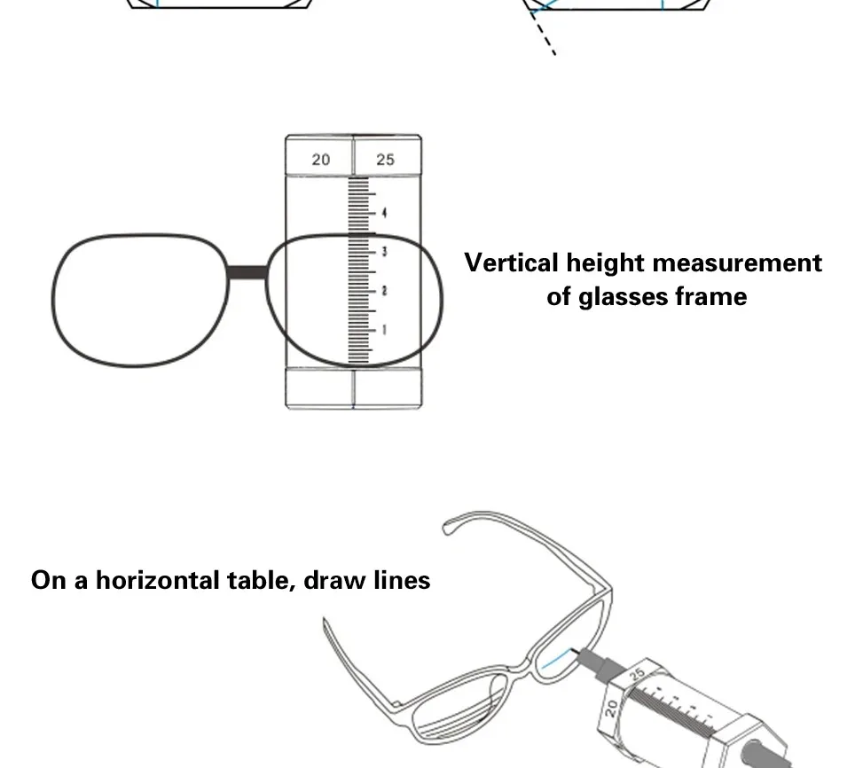 Precise Horizontal Vertical Line Measure Construction Marker Tool Multifunction Portable Optical Laboratory Accessory