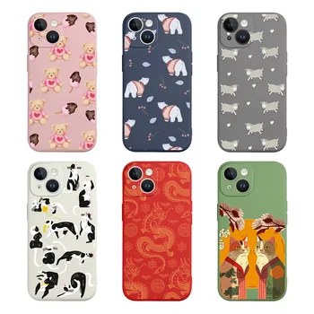 For Cases Silicon Silicone Mobile Cover Luxury Design Iphone Cases