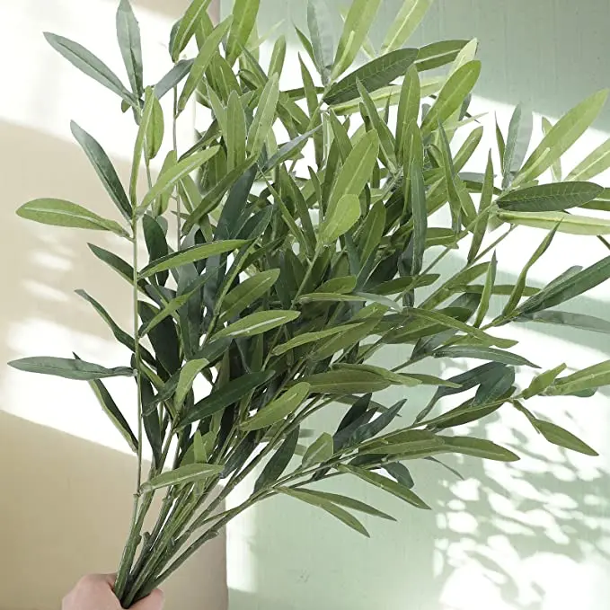 3 Pezzi Di Foglie Di Eucalipto Artificiale, Steli Lunghi 71,1 Cm, Rami