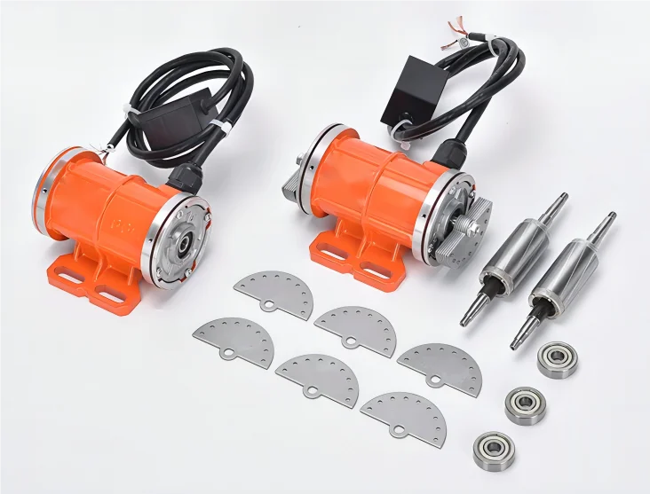 Industrial Waterproof Vibrating Motor 15-150W, 110/220/380V, IP65 Rated,  Compact Table Vibrator for Machinery Equipment