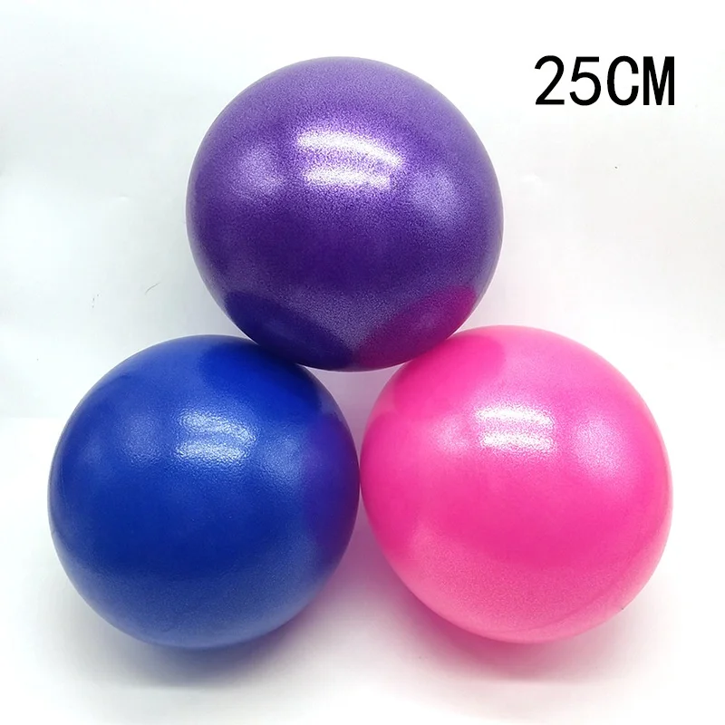 25cm Mini 9 Inch PVC Yoga Ball for Home Workout Core Fitness Birthing Therapy Pilates Exercise