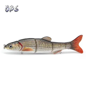 Cheery Five Section Bionic Artificial Hard Bait for Carp ODS LURE D5J01 ABS Material Freshwater Casting Lure with Hooks – Hard Lure – view 3