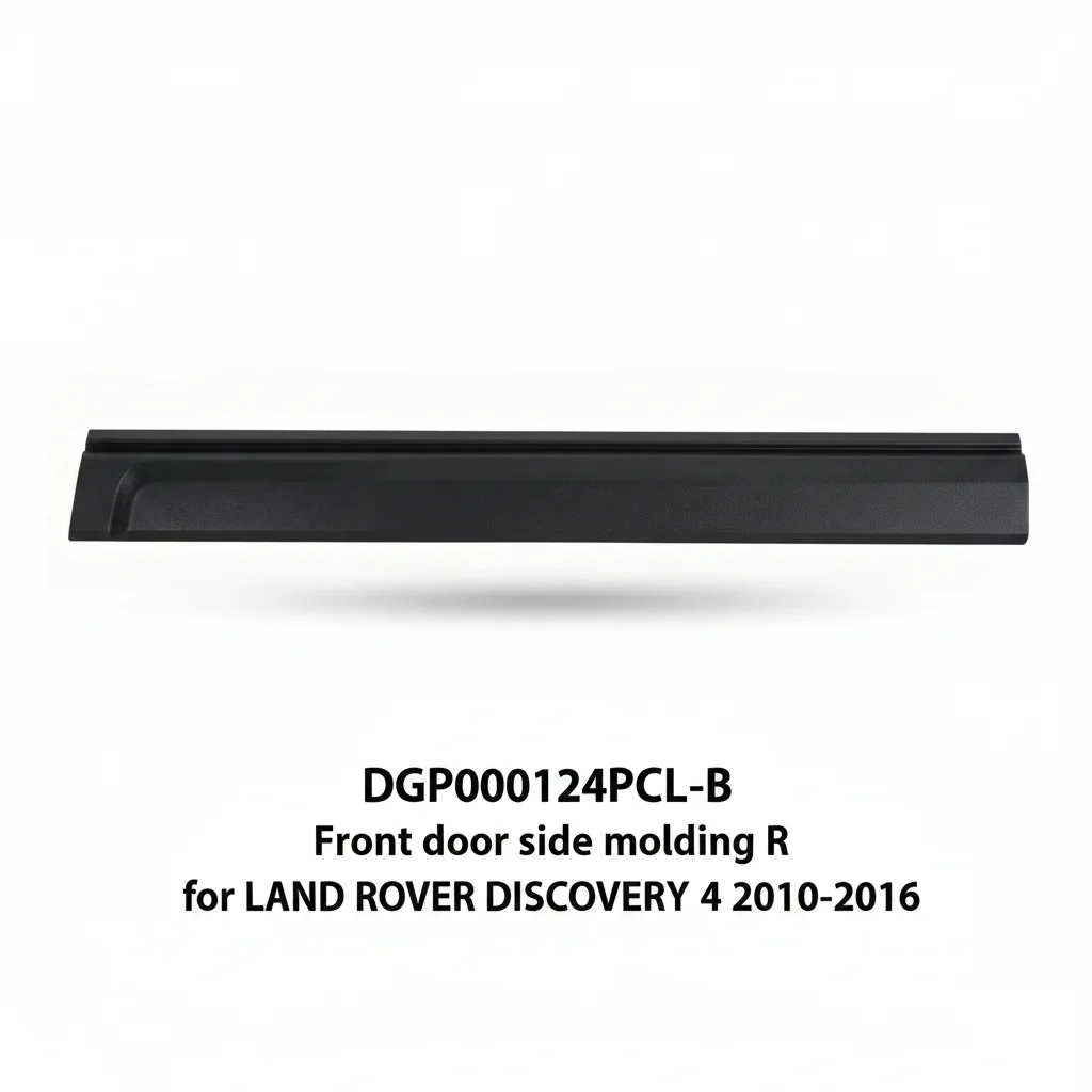 Rigenstar DGP000124PCL-B Durable PP+EPDM-20 Front Door Side Molding R for LAND ROVER DISCOVERY 4 2010-2016 Customizable Color