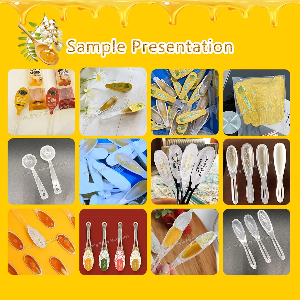 Fully Automatic Honey Spoon Packaging Machine Honey Spoon Packaging and Filling Machine