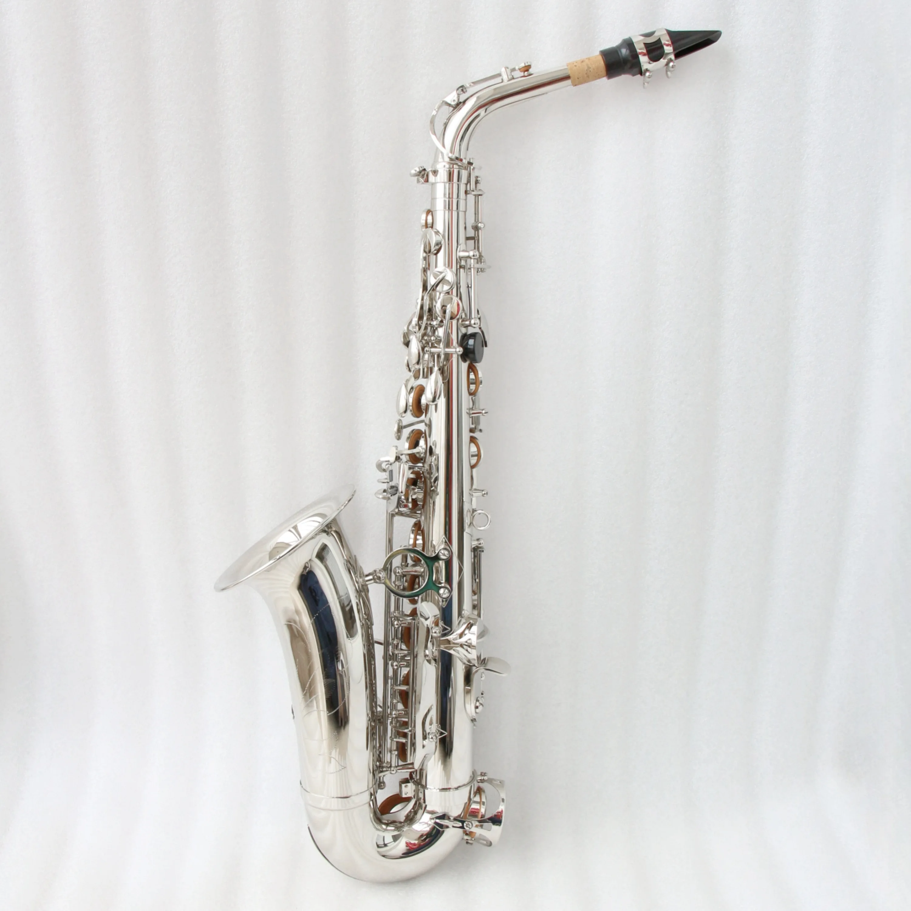 ダブルフィーチャー　銀幕foil セット Focustyle Alto Saxophone - Professional Silver-Nickel Plated
