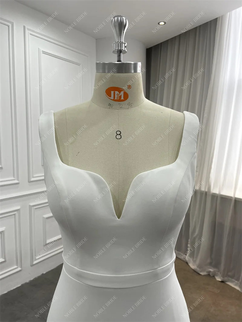 Factory Women Simple Elegant Civil Wedding Dresses Vintage High Quality