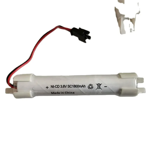 Ni-CD SC 1800mAh 3.6V 4.8V 6.0V for emergency lights sub c battery rechargeable battery