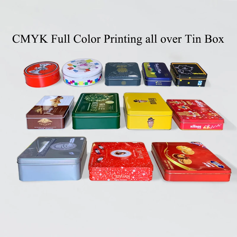 Manufacturers Custom Small Metal Hinge Packaging Tin Box