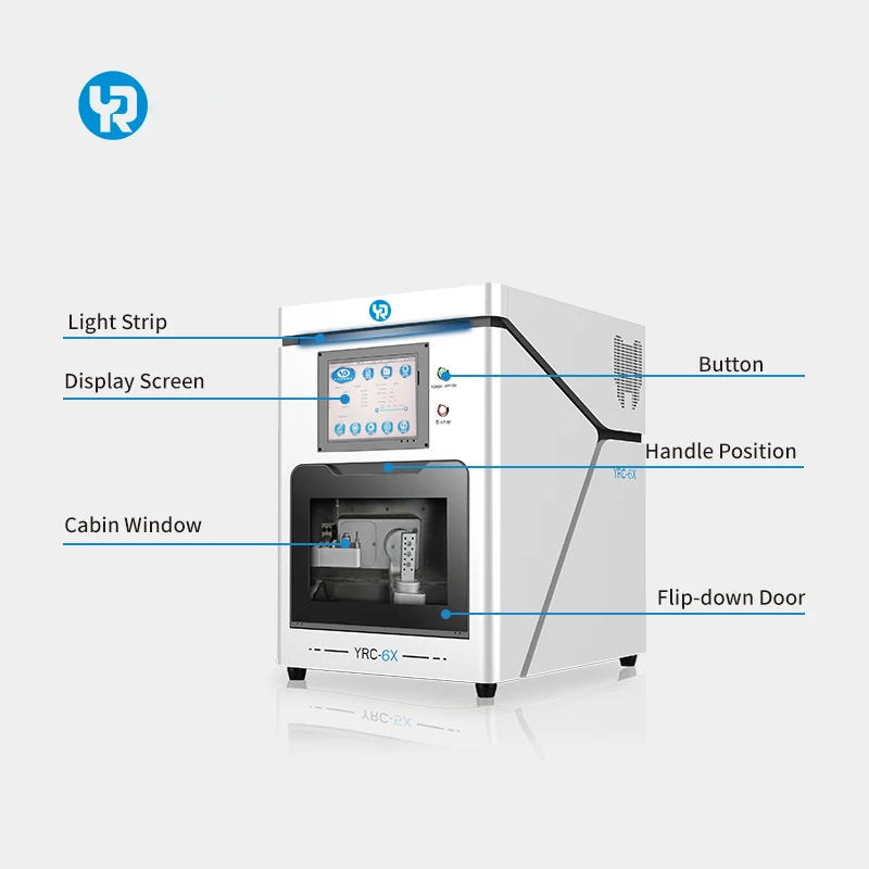 YR 5axis Wet Dental Lab Milling Machine Dental CAD Cam Cutting Engraving Machines