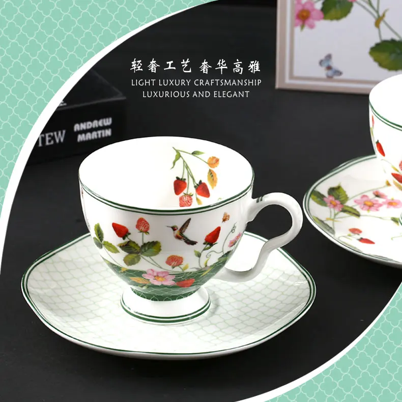 Fashion Factory Wholesale Good Price Fine Bone China Ceramic Tea Coffee Cup and Saucer