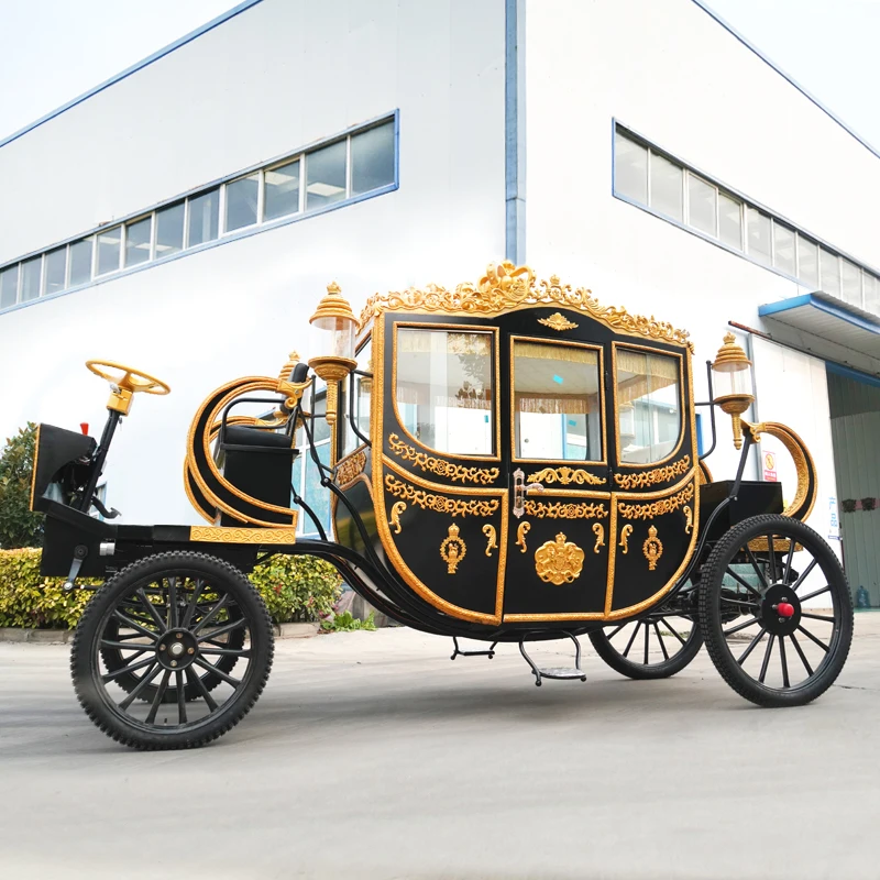 Royal Classic Electric Car Horse-drawn Electric Auxiliary Travel Electric Carriage