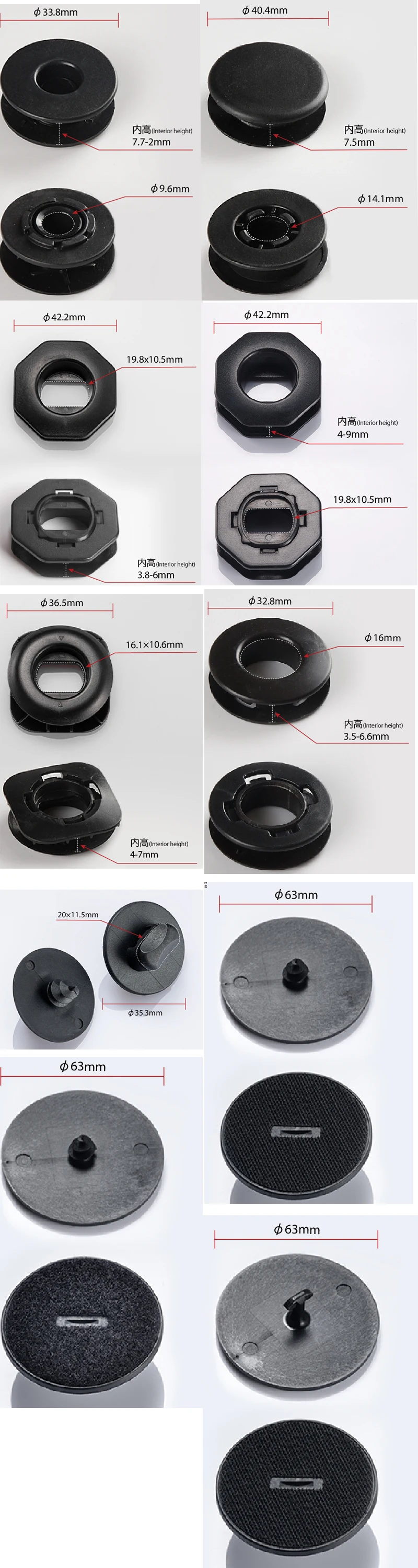 Car Clips Double Layer Car Floor Mat Clips details